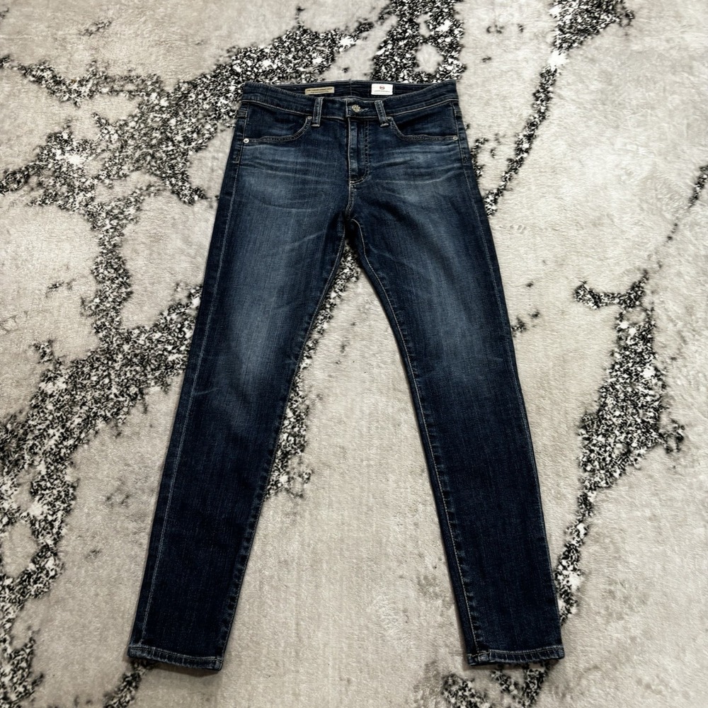 AG Adriano Goldschmied The Farrah Skinny Crop Jeans Womens Size 29 Blue Denim